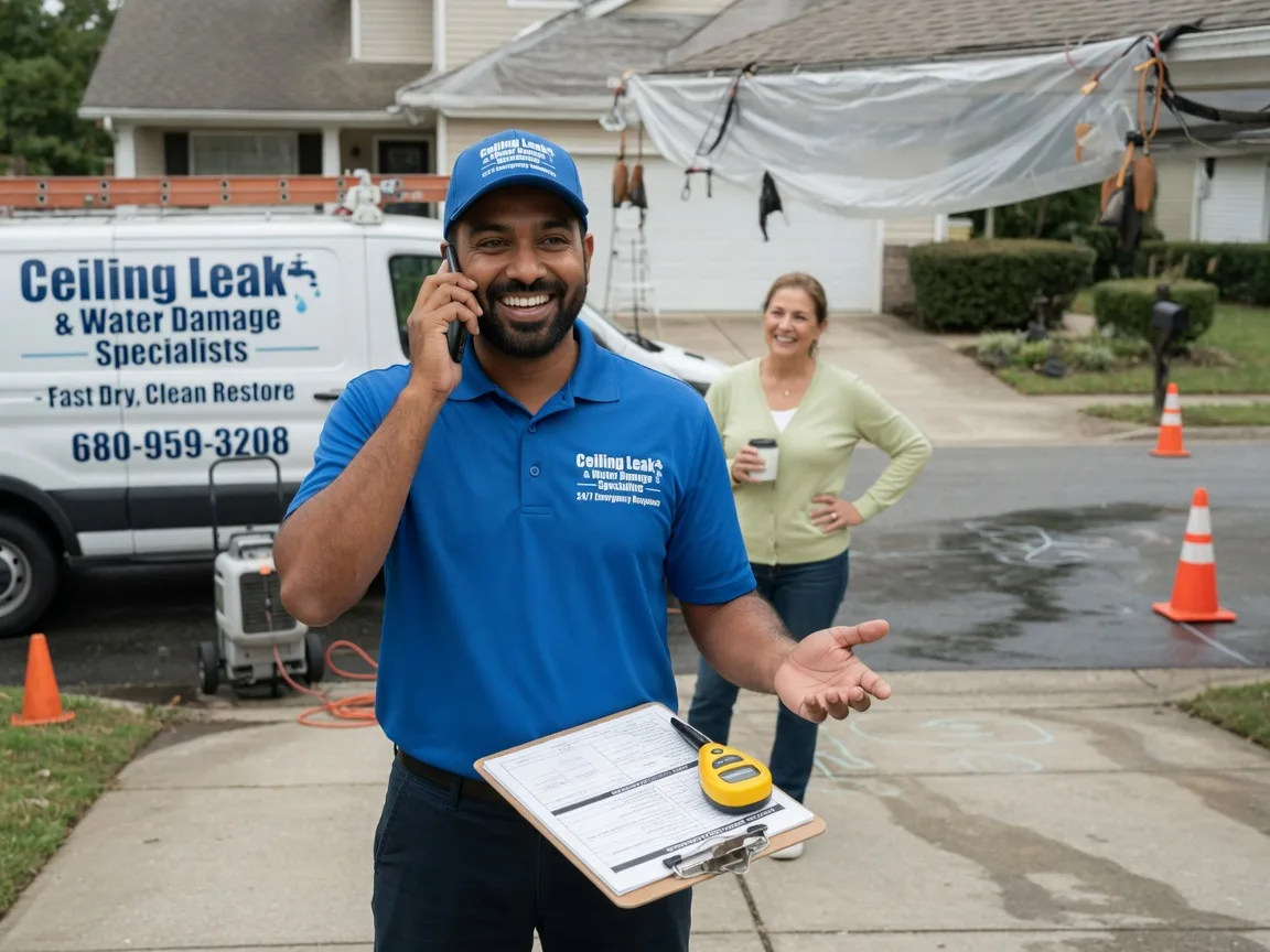 Ceiling Leak Cleanup Milo, IA FAQs